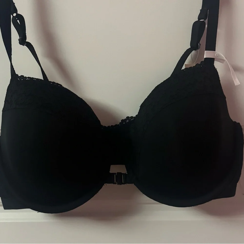 NWT AERIE REAL HAPPY DEMI LIGHTLY LINED LACE BRA - Picture 2 of 10